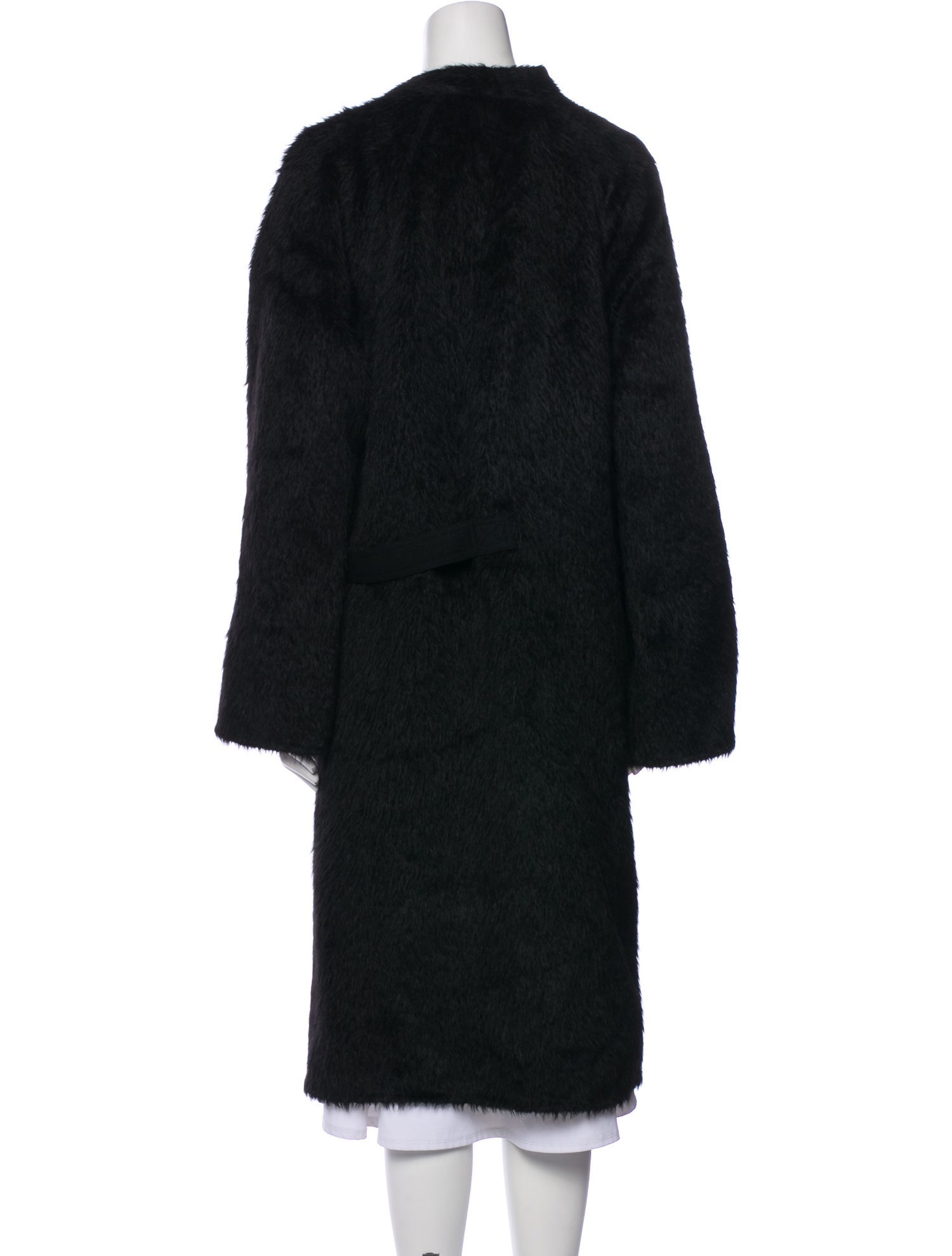Helmut Lang Alpaca Faux Fur Coat